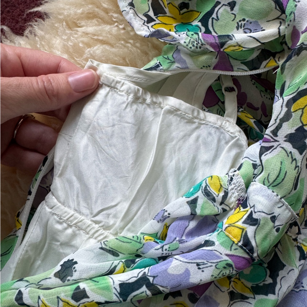 RARE American Eagle Flower Garden Dress HSM3 - Picture 11 of 14